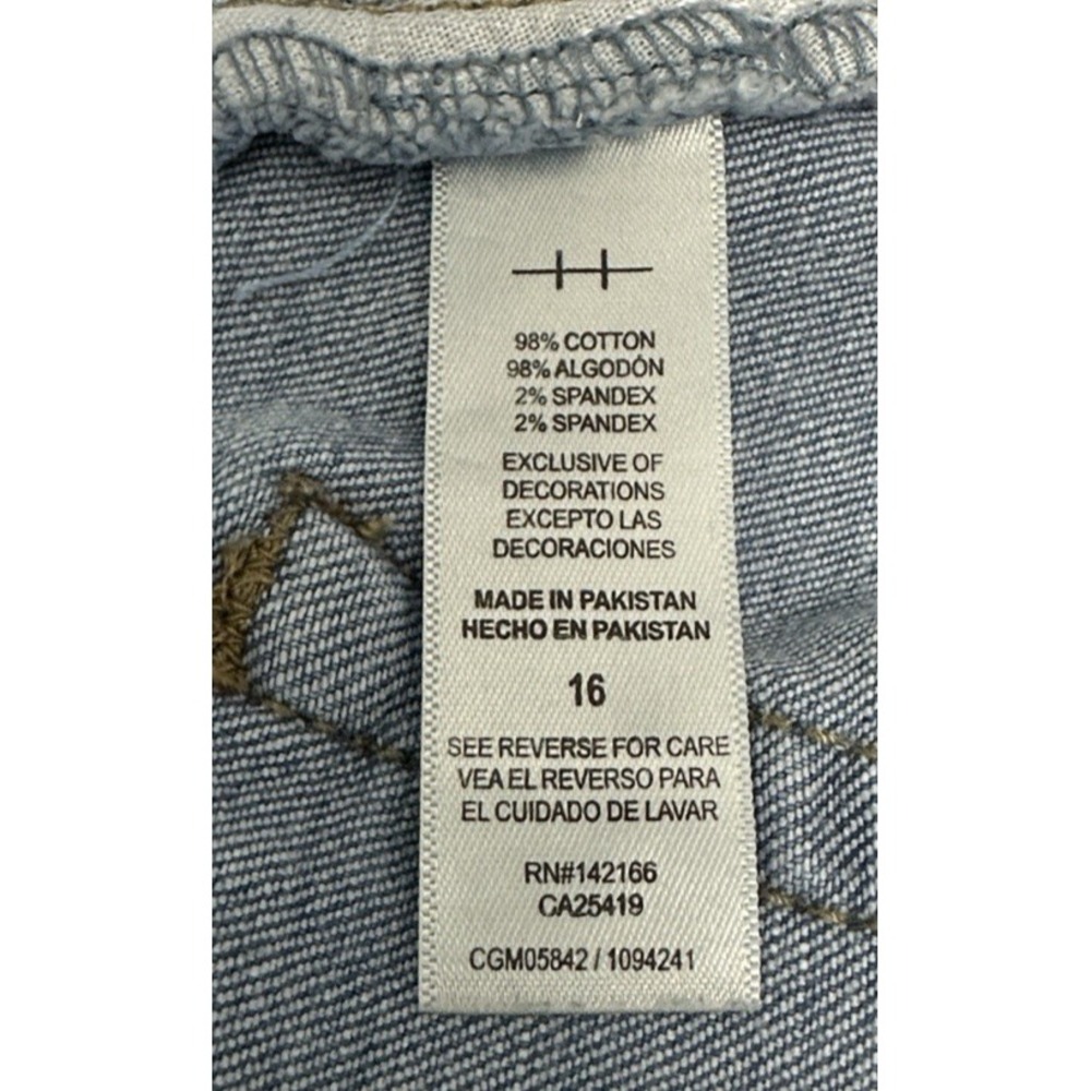 H by Habitual Washed Blue High-Waist Wide Leg Jeans READ DESCRIPTION - Picture 13 of 16